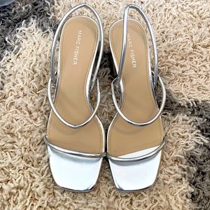 Low Chunky Heeled Sandals